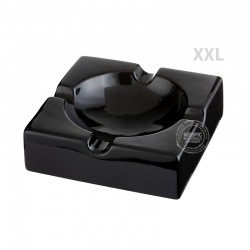 Ceramic cigar tray XXL zwart